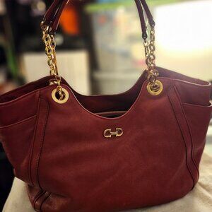 *****SOLD*****100% Authentic Vintage Salvatore Ferragamo Burgundy Bag *LIKE NEW*